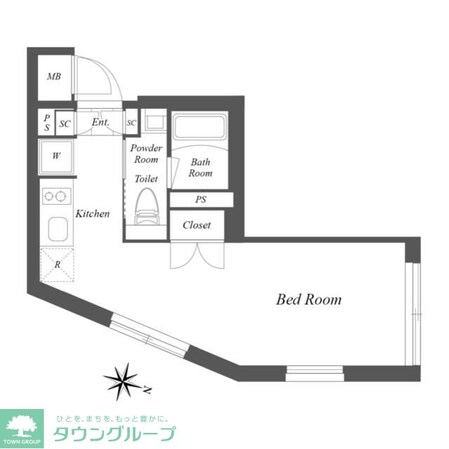 ASTILE西新宿の物件間取画像